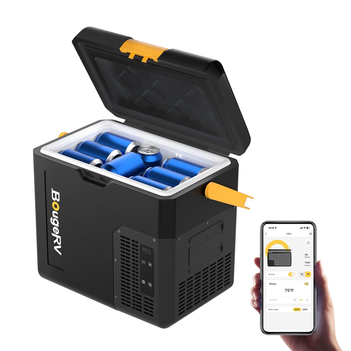 Amazon.co.jp: 【防災認定】【急速冷凍＆バッテリー内蔵可能】BougeRV